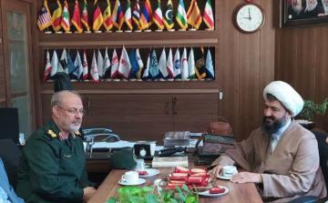 دیدار صمیمانه با سخنگوی سپاه پاسداران انقلاب اسلامی